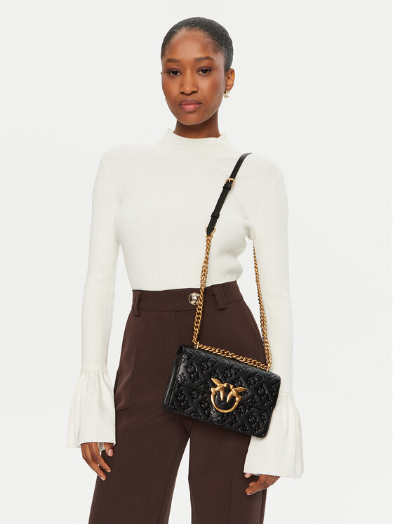 PINKO Pinko Ročna torba Love One Mini Dc AI 24-25 PLTT 100074 A1YB Črna