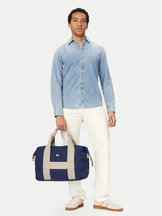 Tommy Jeans Tommy Jeans Torba za vikend Tjm Retro Cool Duffle AM0AM13325 Mornarsko modra
