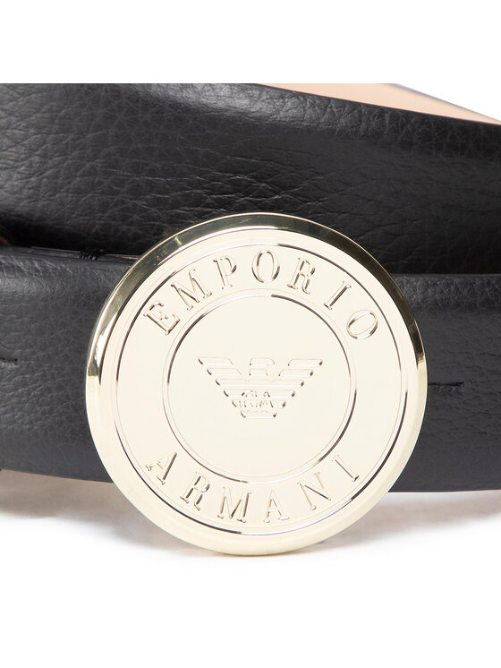 Emporio Armani Emporio Armani Дамски колан Y3I311 YRZ0A 80001 Черен