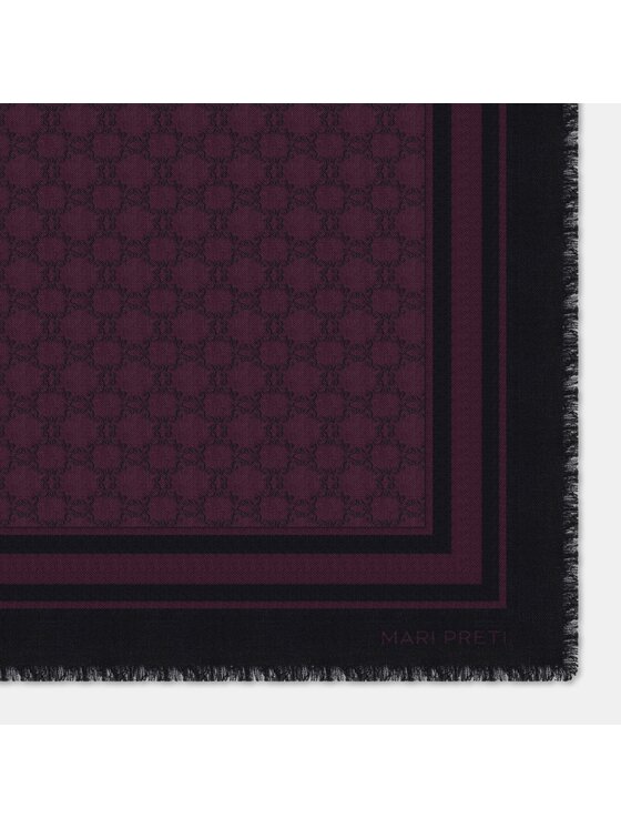MARI PRETI MARI PRETI Foulard Monogram M Nero