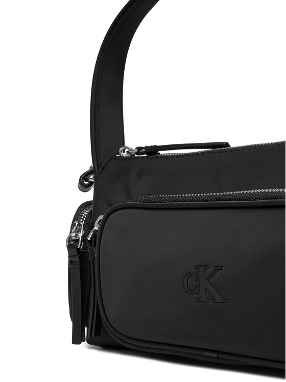 Calvin Klein Calvin Klein Rankinė Pocket Nylon Bag W/ Strap LV04F3132G Juoda