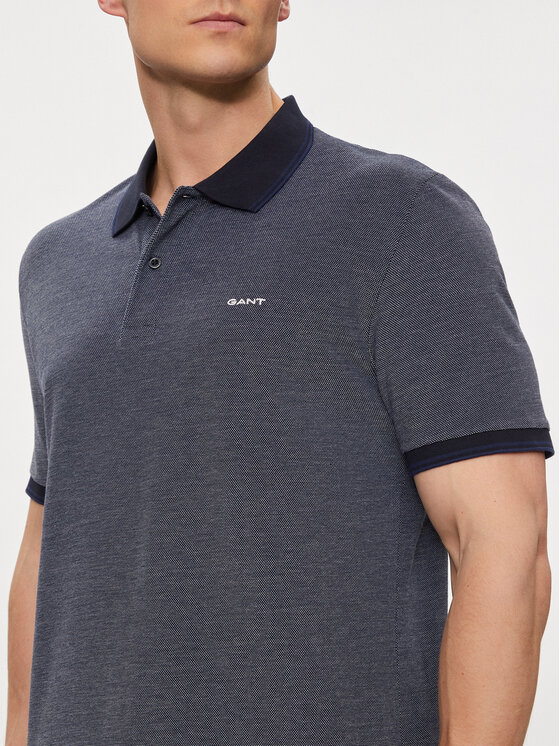 Gant Gant Polo marškinėliai Oxford 2057029 Tamsiai mėlyna Regular Fit