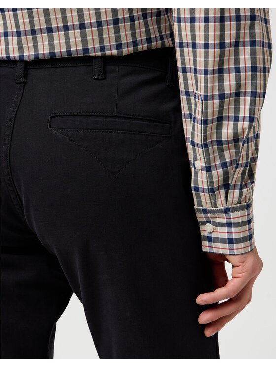 Wrangler Wrangler Jeansy REGULAR CHINO Czarny Straight Leg
