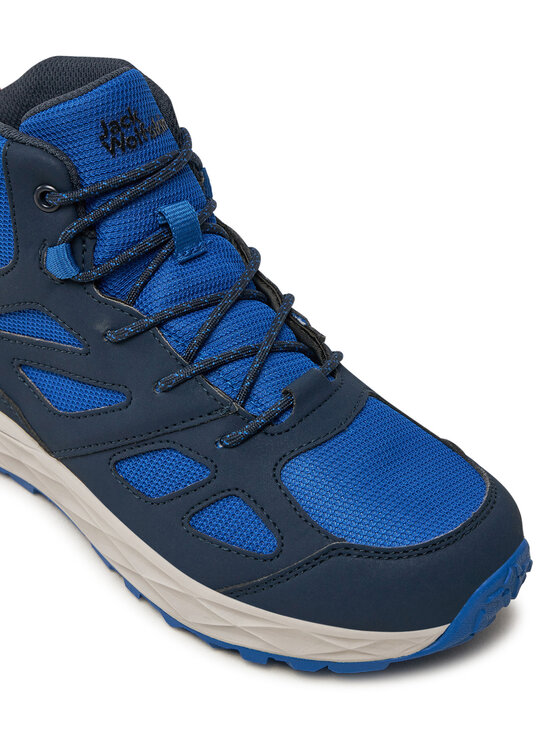 Jack Wolfskin Jack Wolfskin Turistiniai batai Woodland 2 Texapore Mid K 4059831 Tamsiai mėlyna