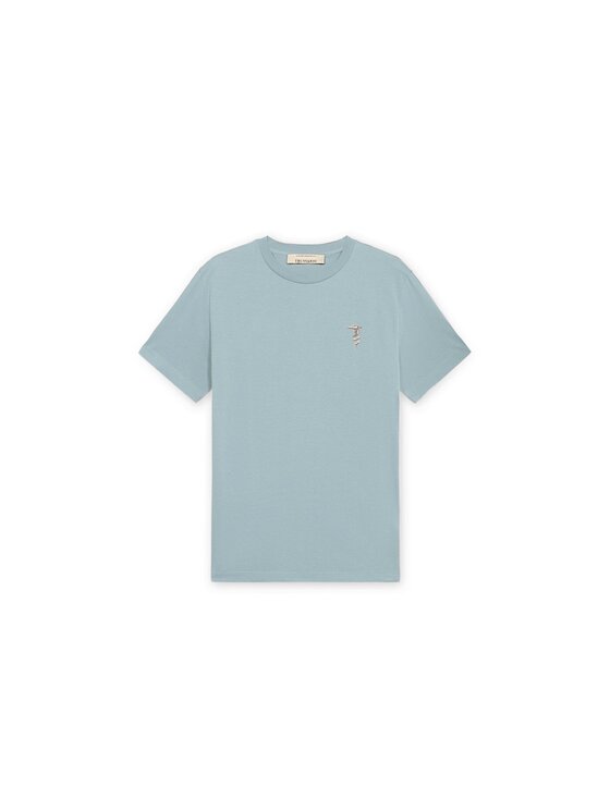 Trussardi Trussardi T-Shirt G0568000127N024 Turkusowy Regular Fit