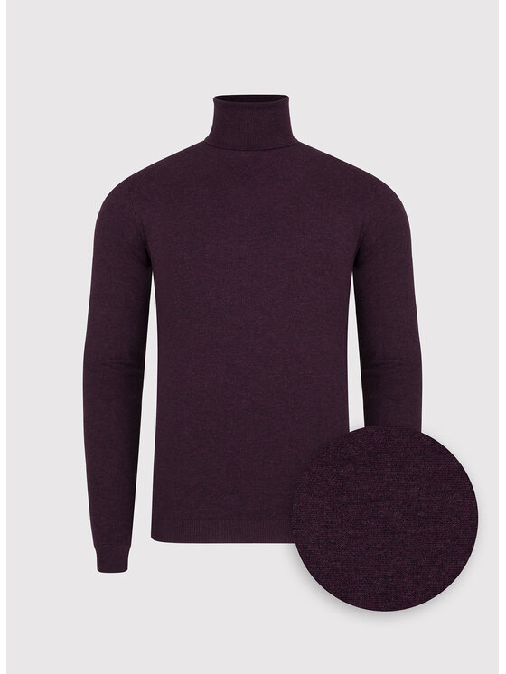 Pako Lorente Pako Lorente Sweter P25WN-2X-032 Fioletowy Classic Fit