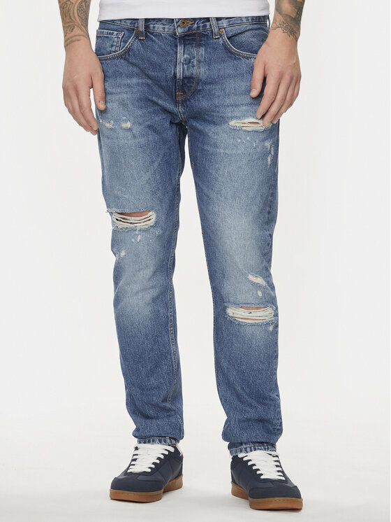 Pánské Jeansy Pepe Jeans, Velikost:32/30, Barva: Modrá, PM207392