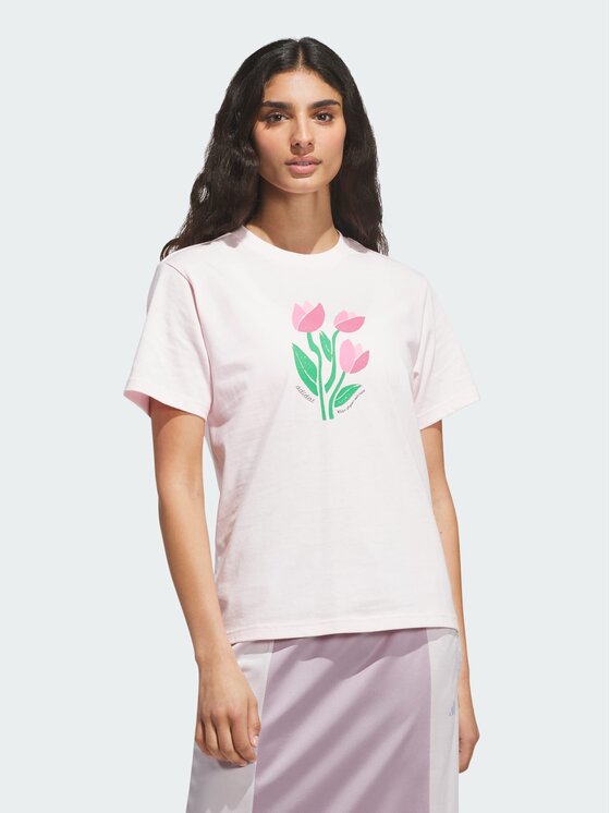 adidas adidas T-Shirt 167502 Różowy Regular Fit