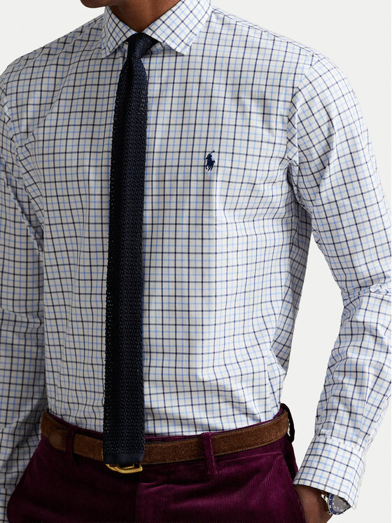 Polo Ralph Lauren Polo Ralph Lauren Košulja 710974534008 Svijetloplava Custom Fit