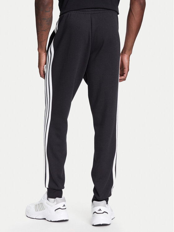 adidas adidas Donji dio trenerke Essentials 3-Stripes JD1861 Crna Regular Fit