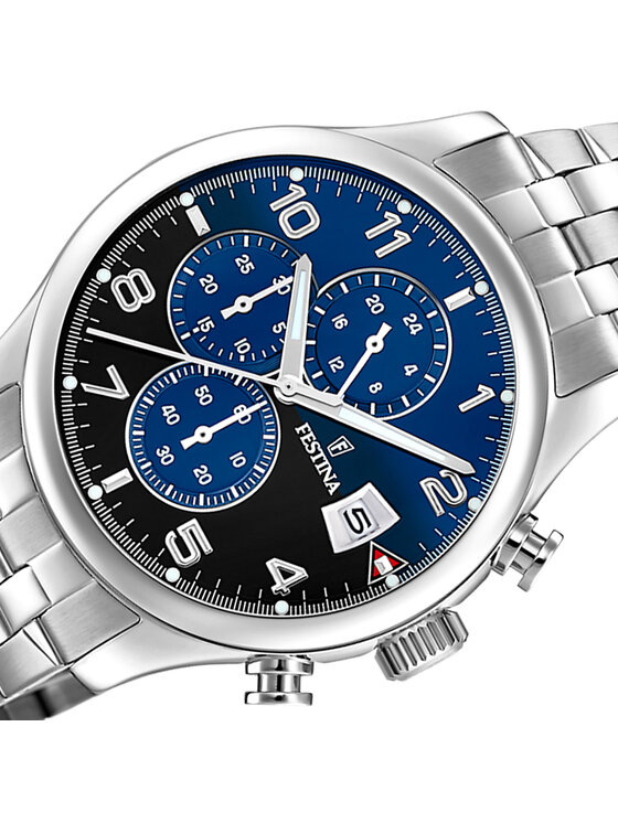 Festina Festina Zegarek F20374-8 Srebrny
