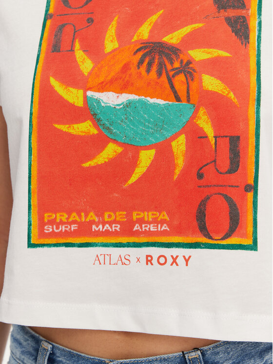 Roxy Roxy Футболка ERJZT05921 Білий Relaxed Fit