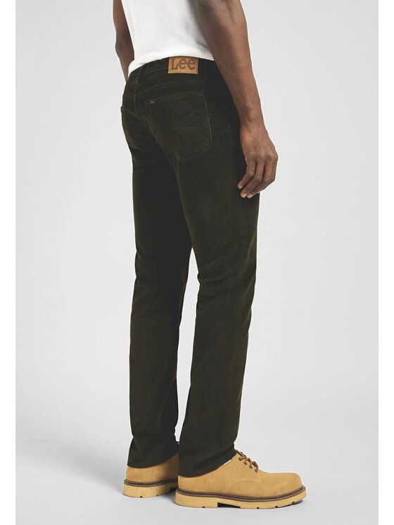 Lee Lee Pantaloni di tessuto RIDER Verde Slim Fit