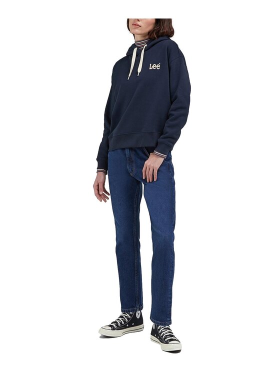 Lee Lee Jeansy 112341968 Granatowy Regular Fit