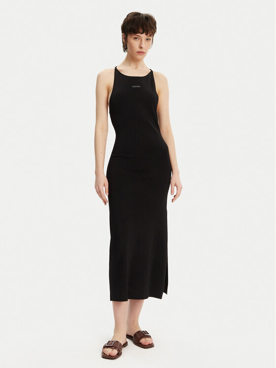 Calvin Klein Jeans Calvin Klein Jeans Hétköznapi ruha J20J225296 Fekete Slim Fit