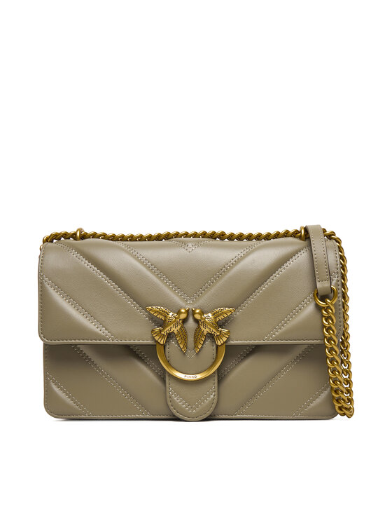 PINKO PINKO Handtasche Love One Classic Light Dc Al 25-26 PLTT 104549 A2OS Grau