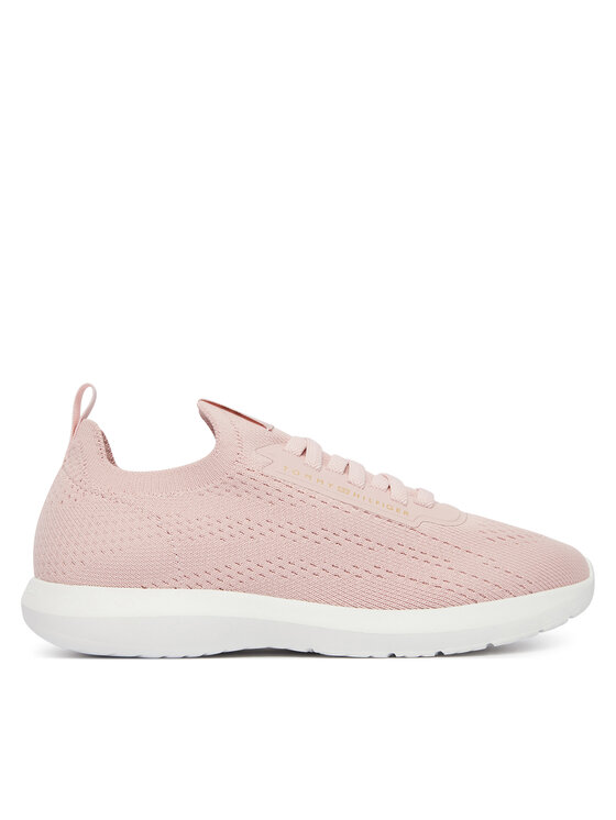 Tommy Hilfiger Tommy Hilfiger Sneakersy Th Knit Extralight Runner FW0FW09112 Světle béžová