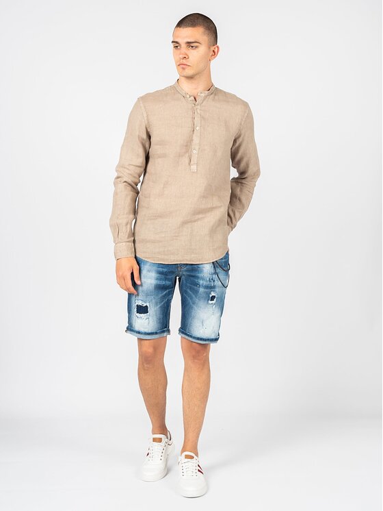 Xagon Xagon Camicia P2304 1AR T092 Beige Regular Fit