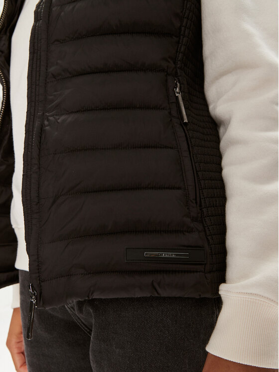 Calvin Klein Calvin Klein Αμάνικο Μπουφάν Lw Padded Waist Smocking K20K207107 Μαύρο Slim Fit