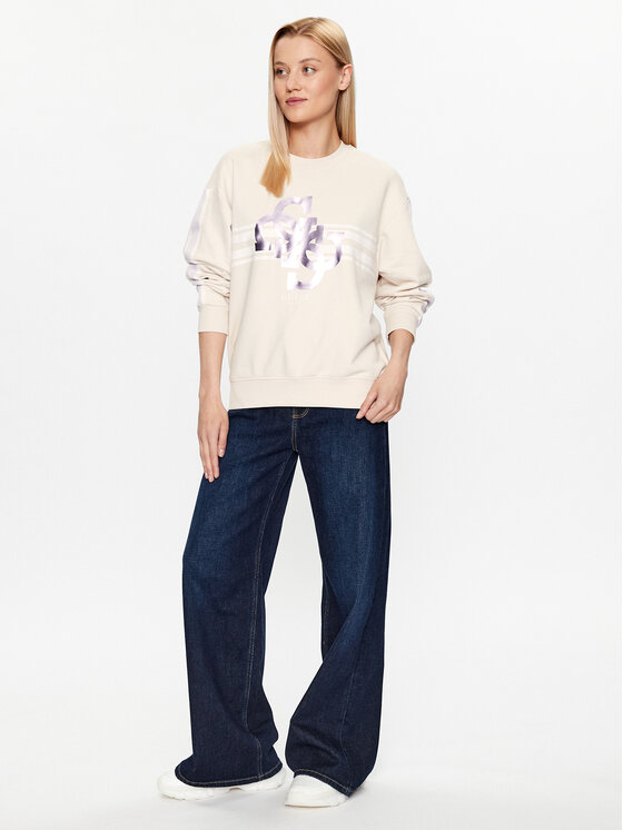 Guess Guess Jopa V3YQ17 KBV71 Écru Regular Fit
