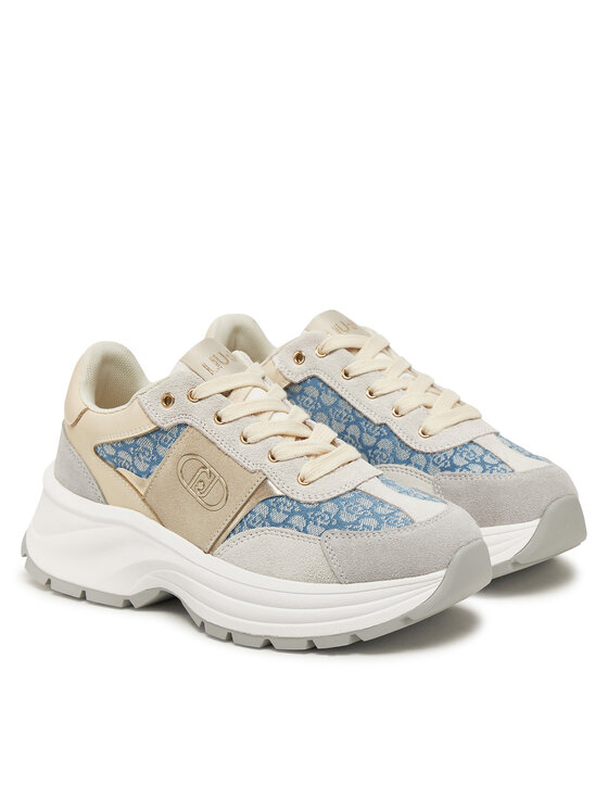 Liu Jo Liu Jo Sneakersy Eva 02 BA5065 PX617 Szary