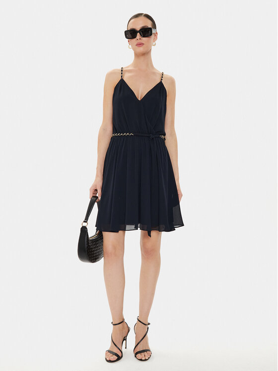 Morgan Morgan Nyári ruha 241-RENODO Sötétkék Loose Fit