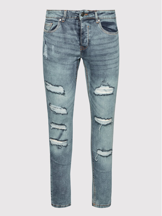 Brave Soul Brave Soul Traperice MJN-LEYLAND Tamnoplava Skinny Fit