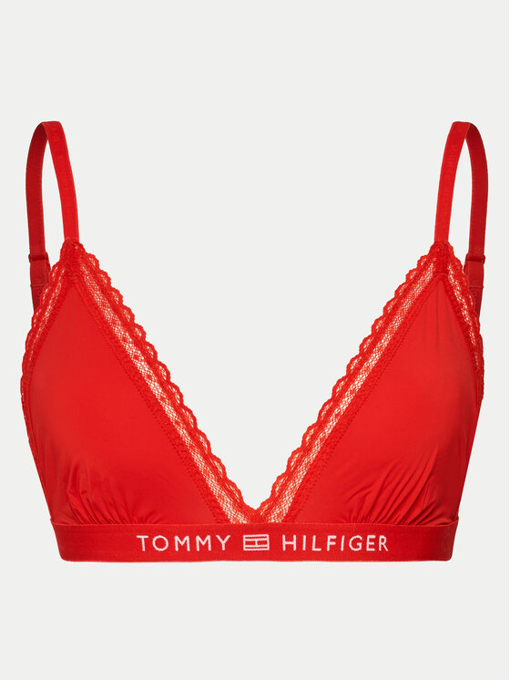 Tommy Hilfiger Tommy Hilfiger Trikotni nedrček UW0UW04242 Rdeča