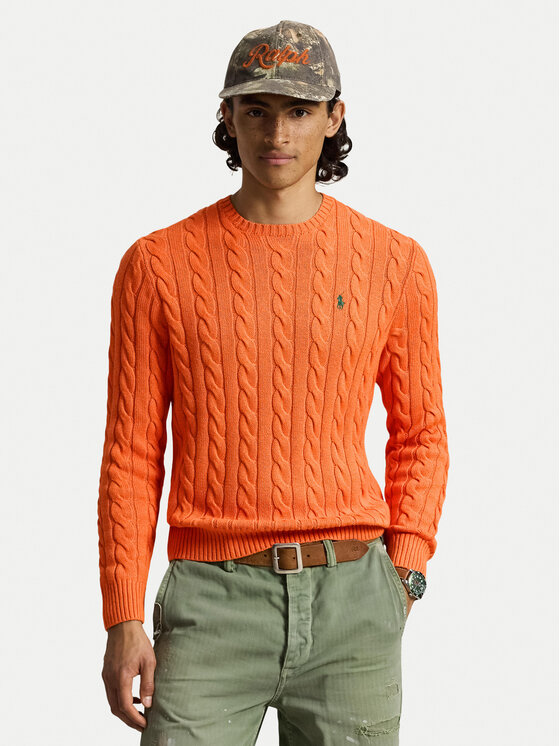 Polo Ralph Lauren Polo Ralph Lauren Sveter 710775885551 Oranžová Regular Fit