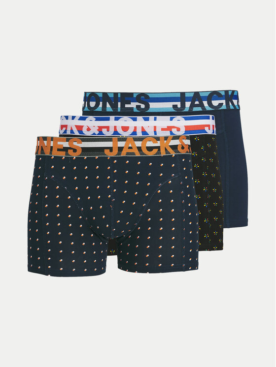 Cztery pary bokserek u?o?one w szeregu, widok z przodu.