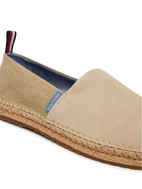 Tommy Hilfiger Tommy Hilfiger Espadrilles Hilfiger Flex Mix Espadrille FM0FM05497 Bézs