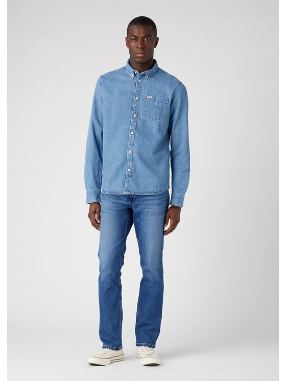 Wrangler Wrangler Jeans GREENSBORO Blu Straight Fit