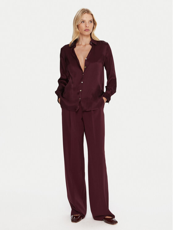 Marella Marella Camicia Bunny 2523116015 Bordeaux Regular Fit