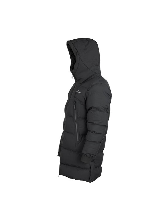 Bergson Bergson Płaszcz zimowy SNOW LEOPARD Czarny Regular Fit