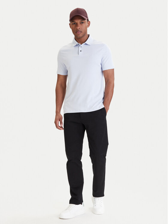 Calvin Klein Calvin Klein Polokošeľa LV04LB276G Biela Regular Fit