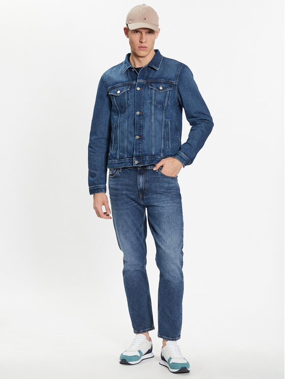Tommy Hilfiger Tommy Hilfiger Geacă de blugi MW0MW32110 Albastru Regular Fit