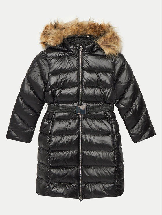 Guess Guess Μπουφάν πουπουλένιο J4BL18 WGL50 Μαύρο Regular Fit