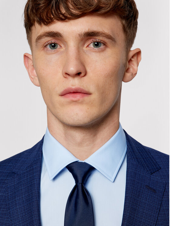 BOSS Boss Cămașă Jesse 50451092 Albastru celest Slim Fit
