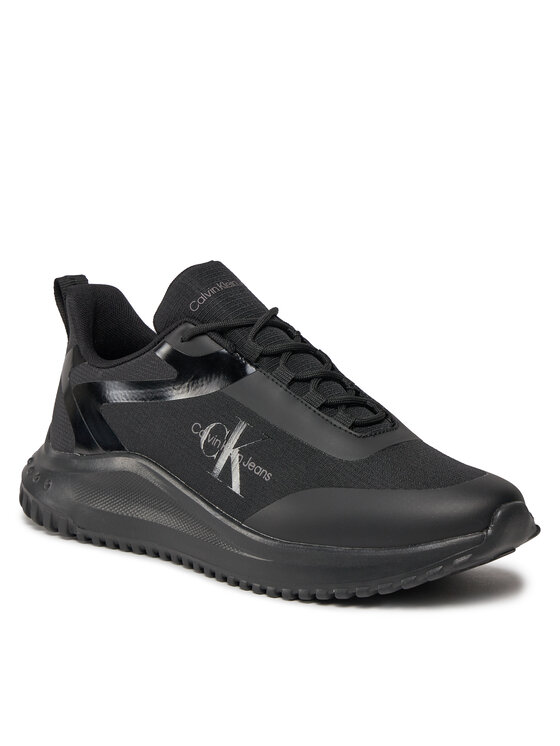 Calvin Klein Jeans Calvin Klein Jeans Sneakersy Eva Runner Low Lace Ml Mix YM0YM00968 Černá