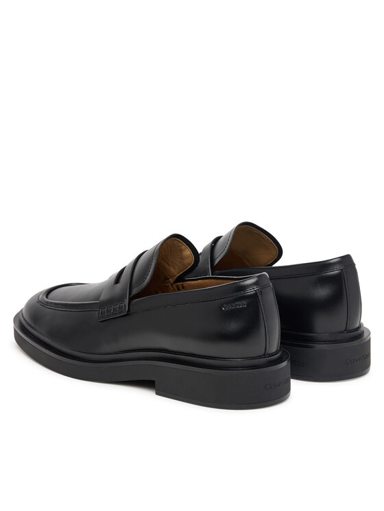 Calvin Klein Calvin Klein Halbschuhe Sq Rubber Band Loafer Wax Lth HM0HM02273 Schwarz