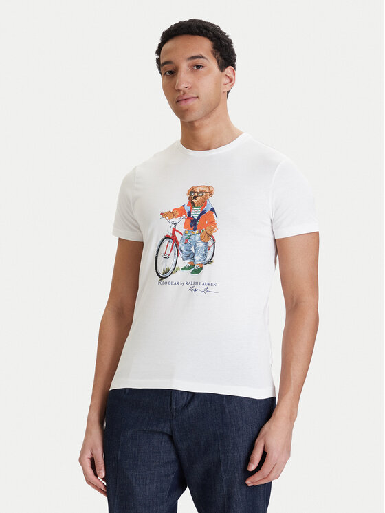 Polo Ralph Lauren Tričko 710B16612002 Biela Regular Fit
