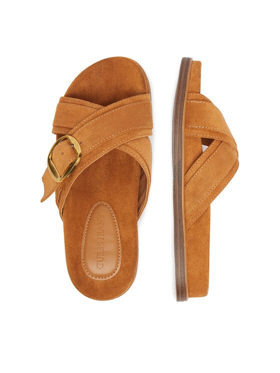 Guess Jeans Guess Jeans Παντόφλες CEO-HY1001-6 Καφέ