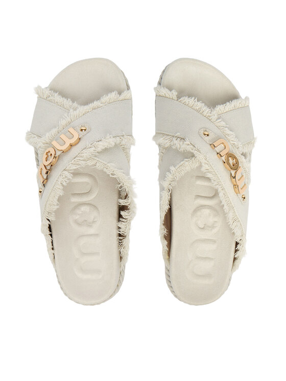 Mou Mou Ciabatte MU.SW451005K Bianco