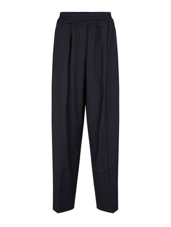 Pantaloni di tessuto Julia F23100048 Nero Regular