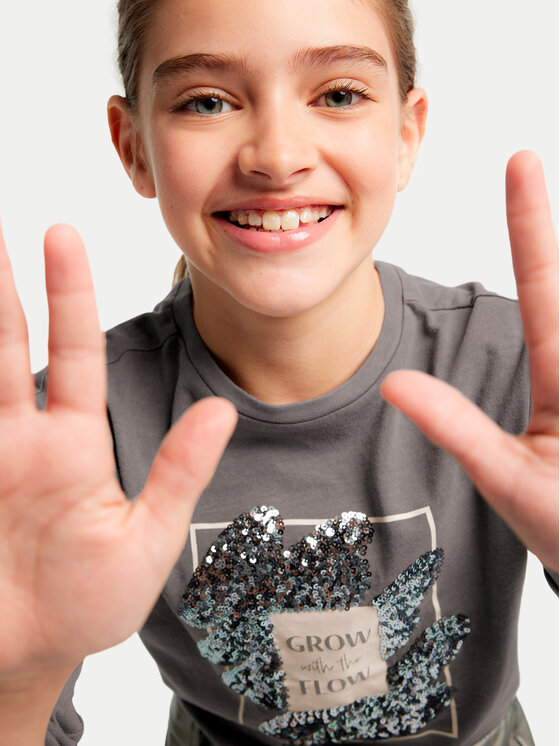 Mayoral Mayoral Блузка 7010 Сірий Regular Fit