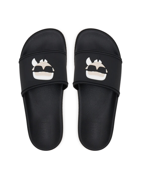 KARL LAGERFELD KARL LAGERFELD Klapki Kondo Tred KL70905 Czarny