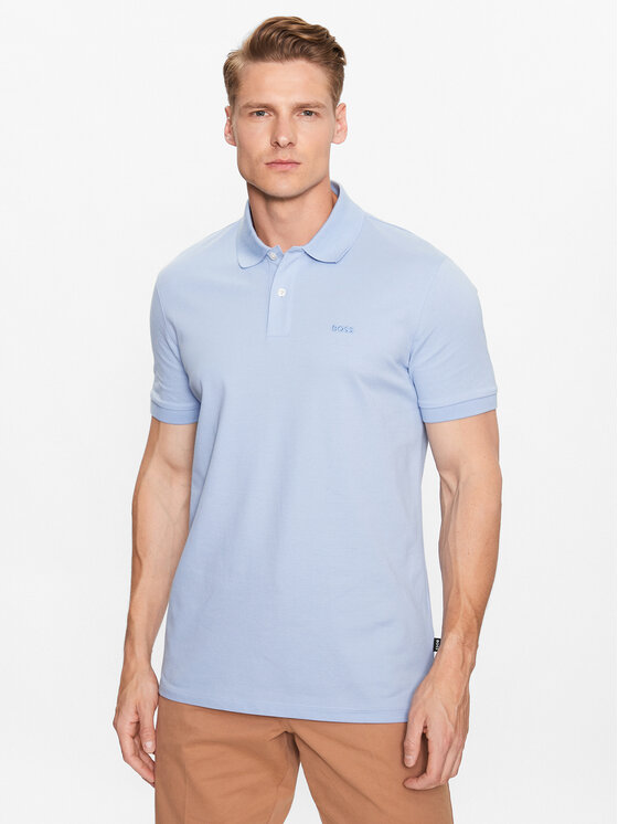 BOSS Boss Polo majica 50468301 Modra Regular Fit