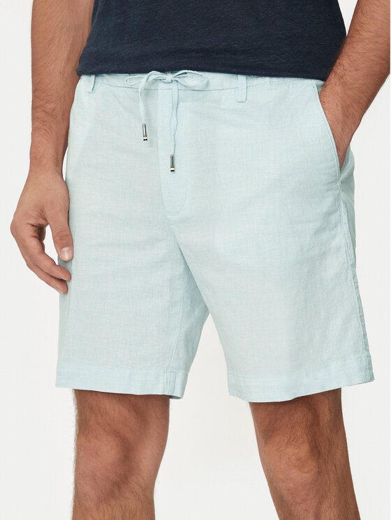 Boss Pantalon scurți din material Kane-Ds-Shorts 50512555 Albastru celest Regular Fit