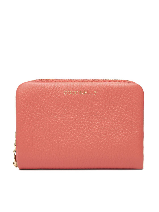 Coccinelle Coccinelle Kleine Damen Geldbörse Coccinelle C-Me Softy E2 TBM 11 E9 01 Korallenfarben