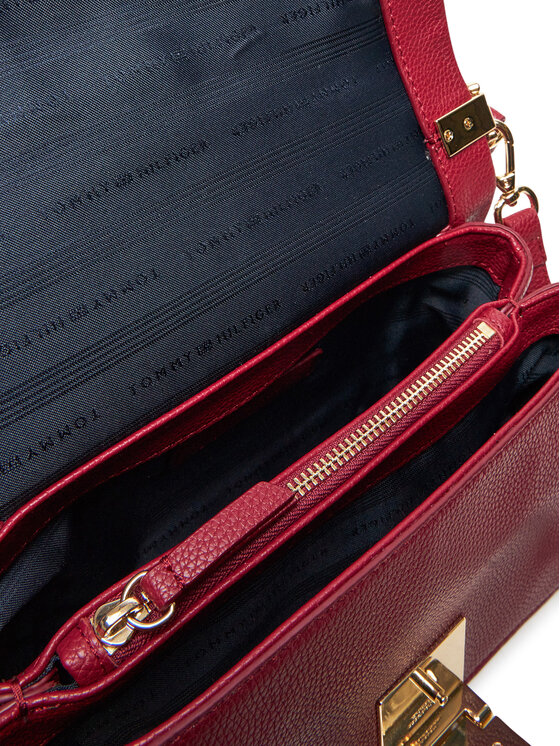 Tommy Hilfiger Tommy Hilfiger Torbica Th Her Med Crossover AW0AW17216 Crvena